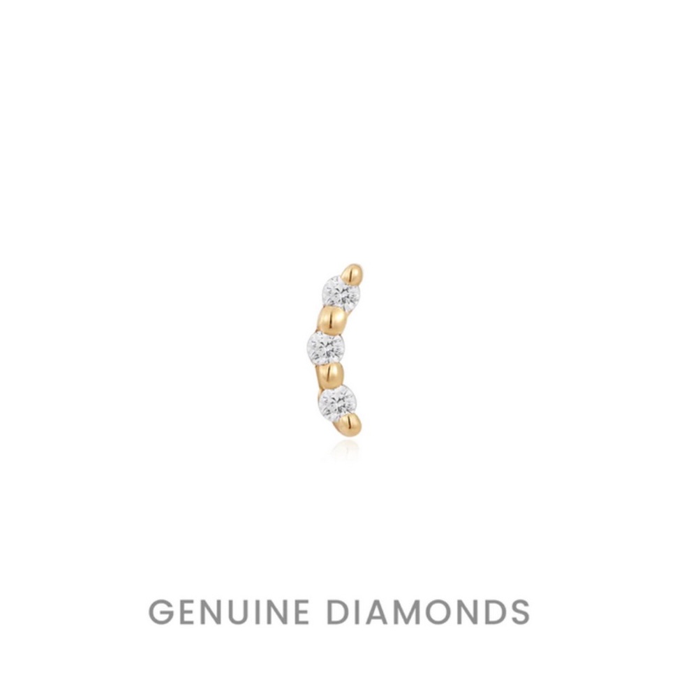 Ember body jewelry BITSY diamond threadless end